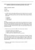 TEST BANK LEHNE&rsquo;S PHARMACOTHERAPEUTICS FOR ADVANCED PRACTICE NURSES AND