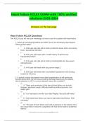   Heart Failure NCLEX EXAM-with 100&percnt; verified solutions-2203-2024