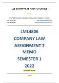 LML4806 Assignment 2 (ANSWERS) Semester 2-GUARANTEED DISTINCTION Good grades.