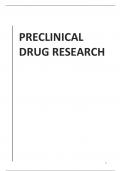 Preclinical Drug Research samenvatting (resume)