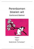 Boekverslag Nederlands  Perenbomen bloeien wit