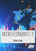 Micro-Economics [ECO20A] 2nd year University Notes
