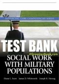 Test Bank For Social Work with Military Populations 1st Edition All Chapters - 9780205932627