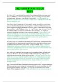 2023&lowbar;AHIP&lowbar;FINAL&lowbar;EXAM&lowbar;TEST complete with correct answers &num;graded A&num;&period;