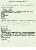 &lpar;answered&rpar;Relias ED RN A&comma; Complete Test 2023 latest update&period;