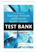 Test Bank for Foundations of Maternal-Newborn and Women’s Health Nursing, 8th Edition by Murray, A+ guide.