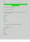 HEALTHCARE QUALITY QUESTIONS AND ANSWERS &lpar;2023&sol;2024&rpar; &lpar;VERIFIED ANSWERS&rpar;