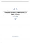 ATI PN Comprehensive Predictor 2020 Retake Exam 100&percnt; Verified Q&A