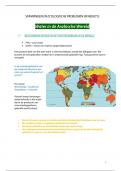 Samenvatting water in de Arabische Wereld (spanningen en ecologische problemen (in regio's))