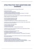 STNA PRACTICE TEST QUESTIONS AND ANSWERS