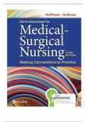 Test Bank For Davis Advantage for Medical-Surgical Nursing: Making Connections to Practice Third Edition||ISBN NO-10,1719647364||ISBN NO-13,978-1719647366||All Chapters||Complete Guide A+||Latest Update