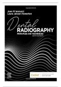 Test Bank for Dental Radiography Principles and Techniques, 6th Edition, Joen Iannucci, Laura Howerton||ISBN NO-10,0323695507||ISBN NO-13,978-0323695503||Complete Guide A+||All Chapters||Latest Update