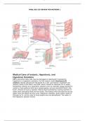 BIOL 235/BIOL235 Review for Midterm-1: Human Anatomy and Physiology: Biology (Athabasca University)