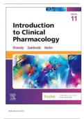 Test Bank For Introduction to Clinical Pharmacology 11th Edition by Visovsky||ISBN NO-10,044311336X||ISBN NO-13,978-0443113369||All Chapters||Complete Guide  A+
