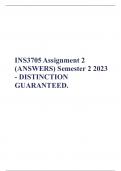 INS3705 Assignment 2 (ANSWERS) Semester 2 2023