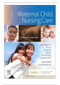 Test Bank For Maternal Child Nursing Care 7th Edition by Shannon E. Perry, Marilyn J. Hockenberry, Mary Catherine Cashion||ISBN NO-10 032377671X,ISBN NO-13 978-0323776714||Chapter 1-50||Complete Guide A+
