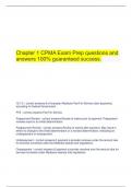 Chapter 1 CPMA Exam Prep questions and answers 100&percnt; guaranteed success&period;