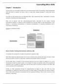 Class notes Counseling psychology -Micro skills 
