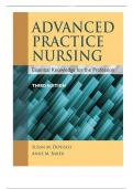 Test Bank For Advanced Practice Nursing Essential Knowledge for the Profession 3rd Edition Denisco||ISBN NO-10 1284072576||ISBN NO-13 978-1284072570||All Chapters||Complete Guide A+
