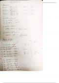 Maths Formulae Summary 