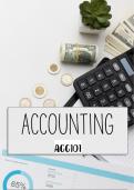 Accounting [ACC101 Introduction] University notes