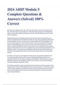 2024 AHIP Module 5 Complete Questions & Answers &lpar;Solved&rpar; 100&percnt; Correct&period;&lpar;A&plus;GRADED 100&percnt; VERIFIED&rpar;