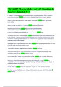 NSG 6005 Pharm Midterm &vert; 163 Question & Answers Graded A&plus;&plus;