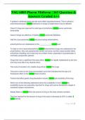 NSG 6005 Pharm Midterm &vert; 163 Question & Answers Graded A&plus;&plus;