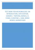 Test Bank for Microbiology, An Introduction, 14th Edition Tortora