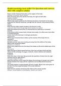 Health knowledge bowl skills USA Questions and Answers 2023 with complete solution