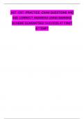 AST -CST -PRACTICE -EXAM QUESTIONS AND AND CORRECT ANSWERS USING MARKING SCHEME GUARANTEED SUCCESS AT FIRST ATTEMPT