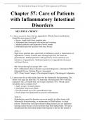 Chapter 57: Care of Patients with Inflammatory Intestinal Disorders   Test Bank Medical Surgical Nursing 9th Edition Ignatavicius Workman