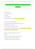 TICO Practice QUESTIONS AND ANSWERS 2023 UPDATE GRADED A&plus;