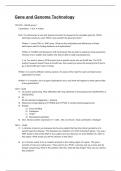 Answers of all the exam questions from the course 'Genome Technology and Applications' (19/20)