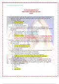ATI PN PHARMACOLOGY PROCTORED 2020&sol;2021 RETAKE GUIDE