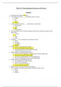 HESI A2 GRAMMAR V2 Exam Questions with Answers (All Correct)