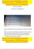 Hesi Exit Exam RN V2 2022/2023 Screenshots and Review Questions ( 160 Q&A )Best Exam Solution Guaranteed success Graded A+