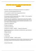 CPPO PREP EXAM WITH COMPLETE QUESTIONS AND ANSWERS GRADED A&plus; 2023&vert;2024 LATEST UPDATE 