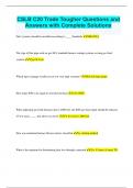 CSLB C20 Trade Tougher Questions and Answers with Complete Solutions RATED A&plus; 2023&vert;2024 LATEST UPDATE 