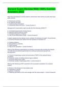 Bonent Exam Review With 100&percnt; Correct Answers 2023