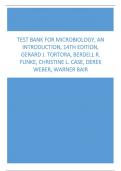 Test Bank for Microbiology&comma; An Introduction&comma; 14th Edition&comma; Gerard J&period; Tortora&comma; Berdell R&period; Funke&comma; Christine L&period; Case&comma; Derek Weber Latest Update 2025&sol;2026