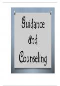 Guidance and Counselling at all level cover whole personality