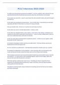 PCU Interview 2023-2024