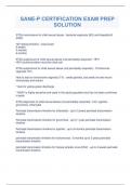 SANE-P CERTIFICATION EXAM PREP SOLUTION&period;