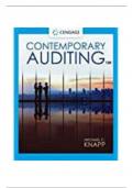 Test Bank For Contemporary Auditing 11th Edition, Michael C. knapp Chapter 1_73