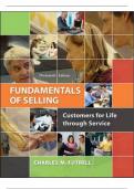 Fundamentals of Selling Customers for Life through Service 13th Edition by Charles Futrell Chapter 1&lowbar;17