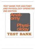 Test Bank For Anatomy and Physiology 2nd Edition  by OpenStax 