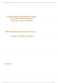 Examination Questions and Answers in Basic Anatomy and Physiology &ndash; 2nd Edition by Martin Caon &vert; Complete Test Bank &lpar;2&comma;400 Multiple-Choice Questions&rpar;