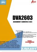 DVA2603 Assignment 2 Semester 2 2023