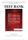 TEST BANK FOR LEWIS MEDICAL SURGICAL NURSING 11th EDITION HARDING